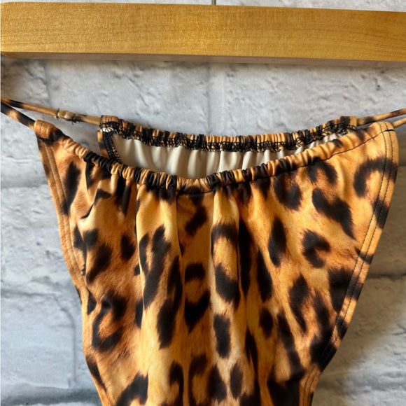 We Are HAH Never Worn Animal Print High Raise Ultra Cheeky Bikini Bottom Large - Picture 6 of 8